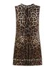 Dolce & Gabbana Dolce & Gabbana Printed Cady Embellished Dress - 5