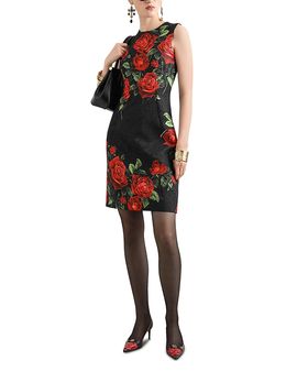 Dolce & Gabbana Dolce & Gabbana Rose Brocade Mini Dress