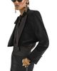 Dolce & Gabbana Dolce & Gabbana Spencer Velvet Cropped Tuxedo Jacket - 1