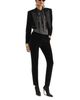 Dolce & Gabbana Dolce & Gabbana Spencer Velvet Cropped Tuxedo Jacket - 2