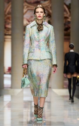 Dolce & Gabbana Dolce & Gabbana Tailored Woven Cellophane Raffia Jacket