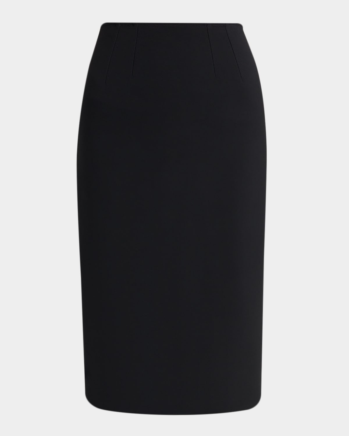 Dolce & Gabbana Double Crepe Sheath Midi Skirt