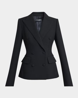 Dolce & Gabbana Double Crepe Slim Double-Breasted Jacket