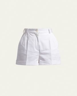 Dolce & Gabbana High-Rise Gabardine Shorts