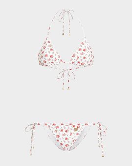 Dolce & Gabbana Rose Triangle Two-Piece Swimsuit