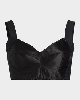 Dolce & Gabbana Satin Bra Top