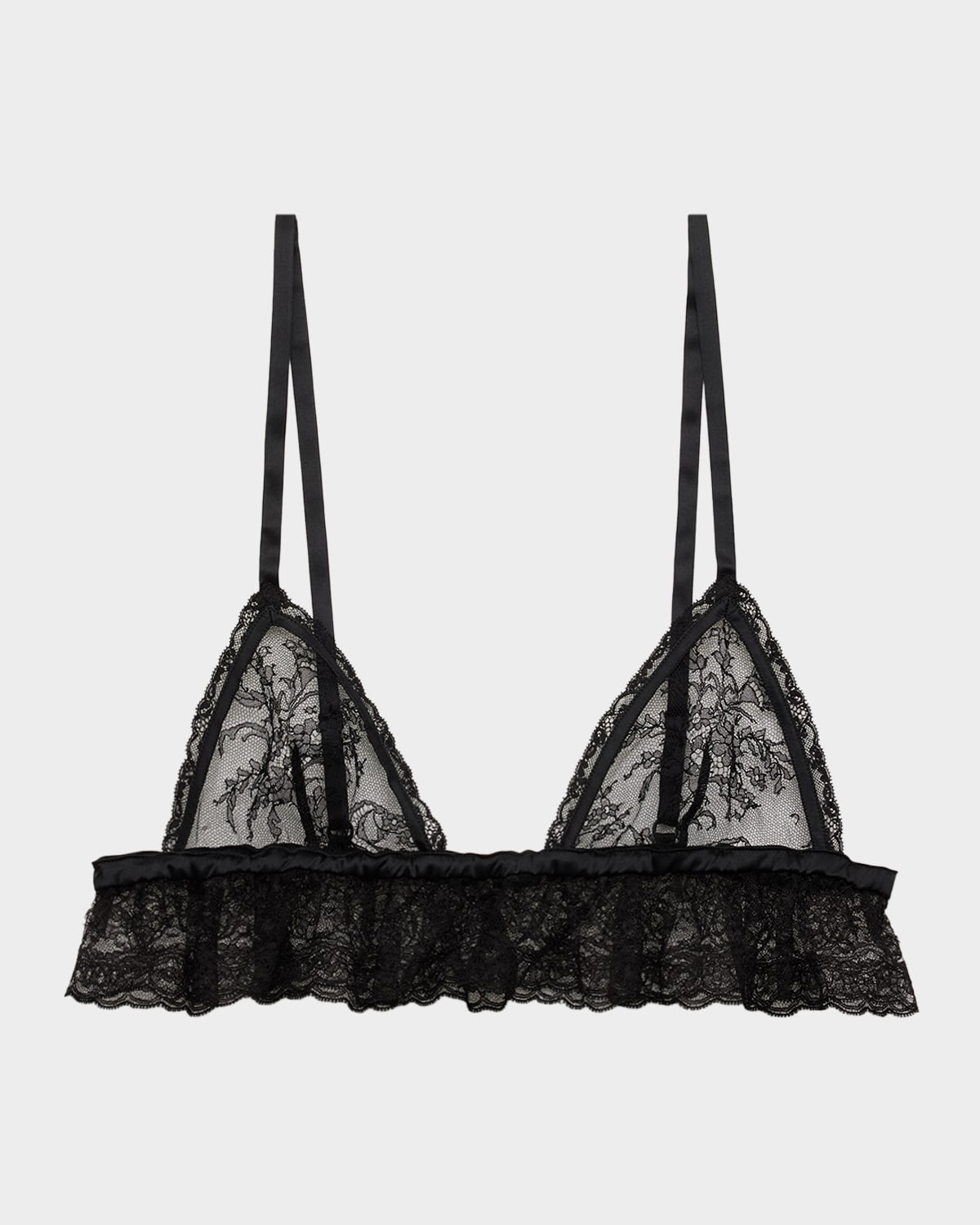 Dolce & Gabbana Scalloped Lace Soft Cup Bra
