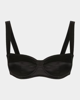 Dolce & Gabbana Semi-Padded Satin Balconette Bra