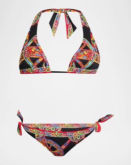 Dolce & Gabbana St. Carretto Printed Bikini