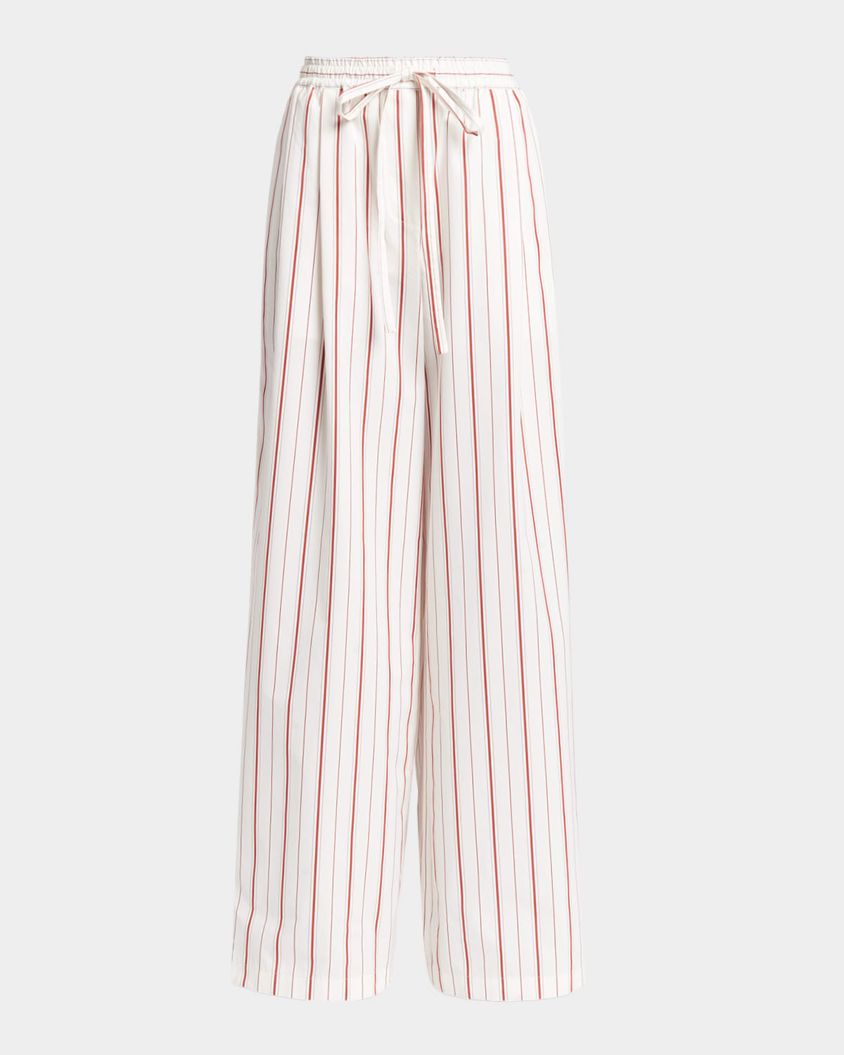 Dolce & Gabbana Striped Cotton Wide-Leg Pull-On Pajama Pants