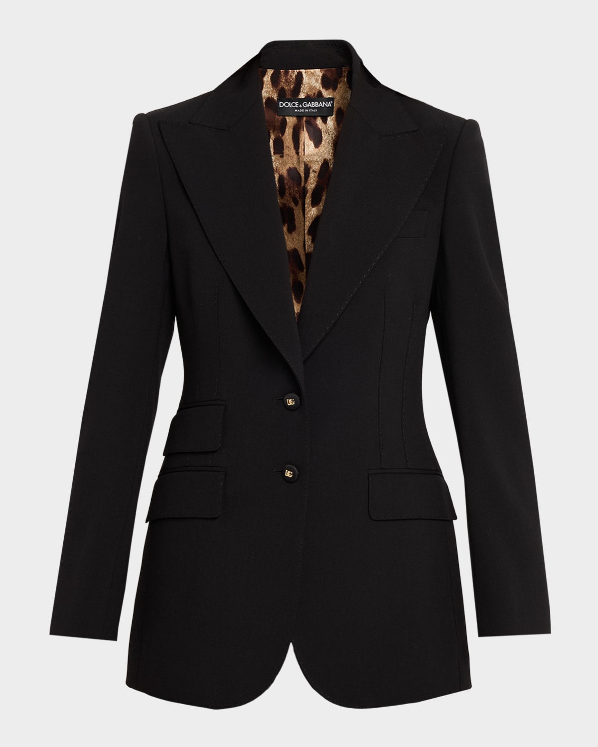 Dolce & Gabbana Turlington Woolen Single-Breasted Jacket