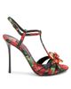 Dolce & Gabbana Women's 105MM Crystal-Embellished Rose Slingback Sandals - 6
