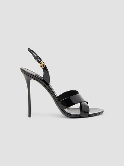 Dolce & Gabbana Women's 105MM Leather Slingback Sandals