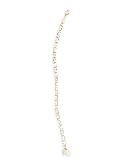Dolce & Gabbana Women's 18K Gold & Pearl Cable Chain Bracelet/8.3"