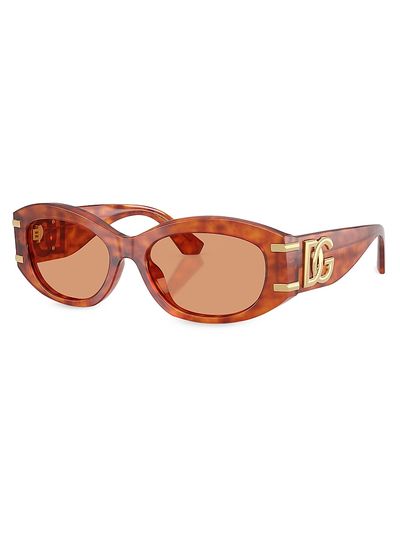 Dolce & Gabbana Women's 55MM Oval Sunglasses