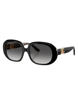 Dolce & Gabbana Women's 56MM Oval Sunglasses