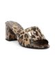 Dolce & Gabbana Women's 60MM Logo Leopard-Print Leather Sandals - 2