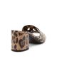 Dolce & Gabbana Women's 60MM Logo Leopard-Print Leather Sandals - 3