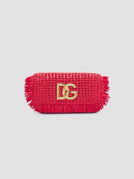 Dolce & Gabbana Women's Anticipo Carretto Raffia Shoulder Bag