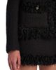 Dolce & Gabbana Women's Boucle Knit Fringe Trim Jacket - 6