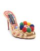 Dolce & Gabbana Women's Carretto 85MM Pom-Pom Stiletto Sandals - 2
