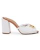 Dolce & Gabbana Women's Carretto 85MM Woven Fringed Logo Sandals - 1