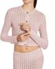 Dolce & Gabbana Women's Crochet Knit Crop Cardigan - 6