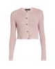 Dolce & Gabbana Women's Crochet Knit Crop Cardigan - 7