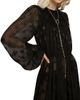 Dolce & Gabbana Women's DG Monogram Chiffon Midi-Dress - 5