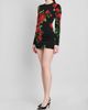 Dolce & Gabbana Women's Floral Stretch-Silk Crewneck Minidress - 4