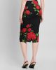 Dolce & Gabbana Women's Floral Stretch-Silk Pencil Midi-Skirt - 3