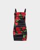 Dolce & Gabbana Women's Floral Stretch-Silk Ruched Minidress - 1