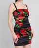 Dolce & Gabbana Women's Floral Stretch-Silk Ruched Minidress - 5