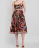 Dolce & Gabbana Women's Geometric Cotton Sweetheart Midi-Dress - 2
