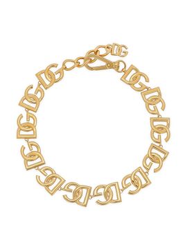 Dolce & Gabbana Women's Gold-Plated DG Chain Choker.