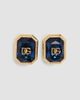 Dolce & Gabbana Women's Goldtone & Glass Crystal Monogram Stud Earrings - 3