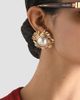 Dolce & Gabbana Women's Goldtone & Imitation Pearl Logo Clip-On Earrings - 2