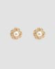 Dolce & Gabbana Women's Goldtone & Imitation Pearl Logo Clip-On Earrings - 4