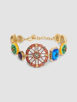 Dolce & Gabbana Women's Goldtone, Glass Crystal & Resin Choker
