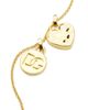 Dolce & Gabbana Women's Goldtone Monogram & Heart Pendant Necklace - 3