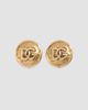 Dolce & Gabbana Women's Goldtone Monogram Clip-On Stud Earrings - 1