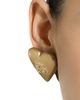 Dolce & Gabbana Women's Goldtone Monogram Heart Clip-On Stud Earrings - 2