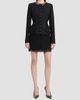 Dolce & Gabbana Women's Lace-Hemmed Wool Mini Skirt - 2