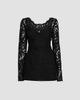 Dolce & Gabbana Women's Lace Scoopneck Mini Dress - 6