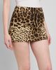 Dolce & Gabbana Women's Leopard-Print Cotton-Blend Mini Skirt - 5