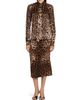 Dolce & Gabbana Women's Leopard-Print Silk Shirt - 2