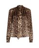 Dolce & Gabbana Women's Leopard-Print Silk Shirt - 7