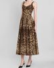 Dolce & Gabbana Women's Leopard Print Cotton Midi Dress - 4