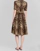 Dolce & Gabbana Women's Leopard Print Cotton Poplin Midi Shirtdress - 3