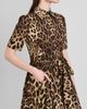 Dolce & Gabbana Women's Leopard Print Cotton Poplin Midi Shirtdress - 5